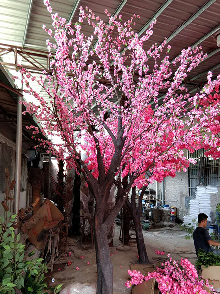 3米玻璃钢桃花树