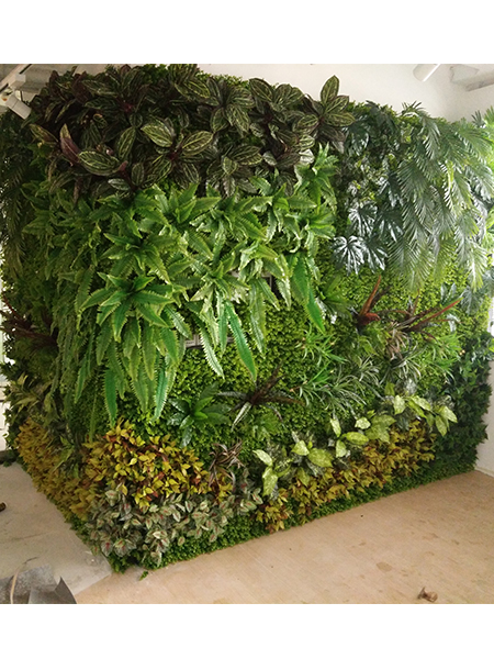 立体型仿真植物墙