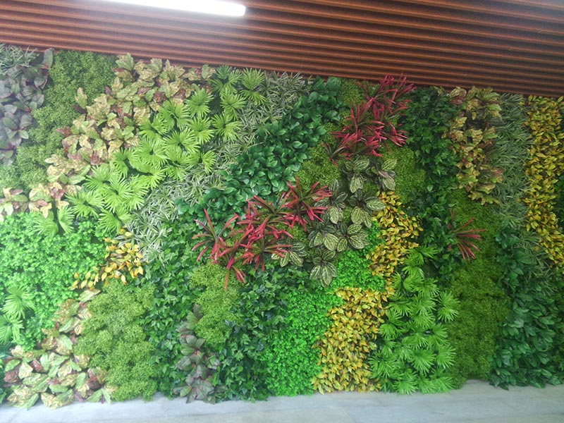 深圳华强北-室内仿真植物墙